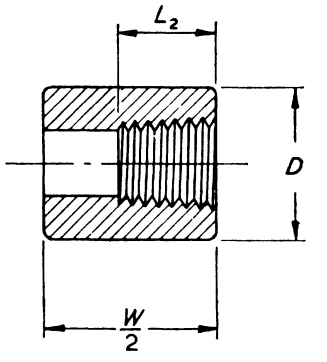 Screwed Half Coupling