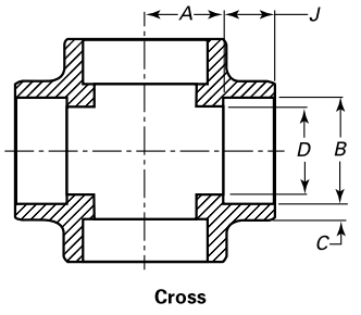 Socket Weld Cross