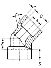 Socket Welding 45 Degree Elbow