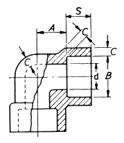 Socket Welding 90 Degree Elbow