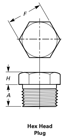 Threaded Hex Head Plug